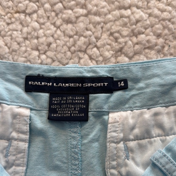 Ralph Lauren Blue Shorts with Relaxed Fit and Versatile Design - Picture 2 of 4